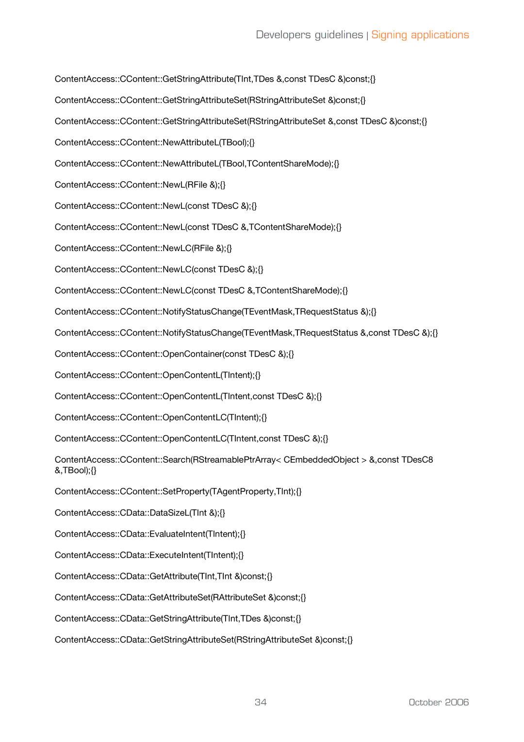 Sony Ericsson UIQ 3 manual Developers guidelines Signing applications 