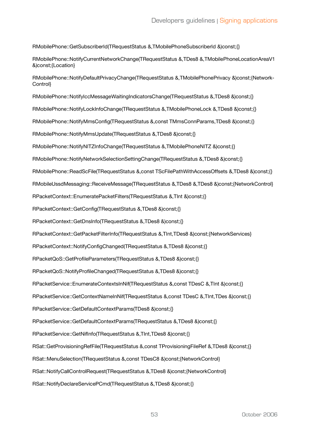 Sony Ericsson UIQ 3 manual Developers guidelines Signing applications 