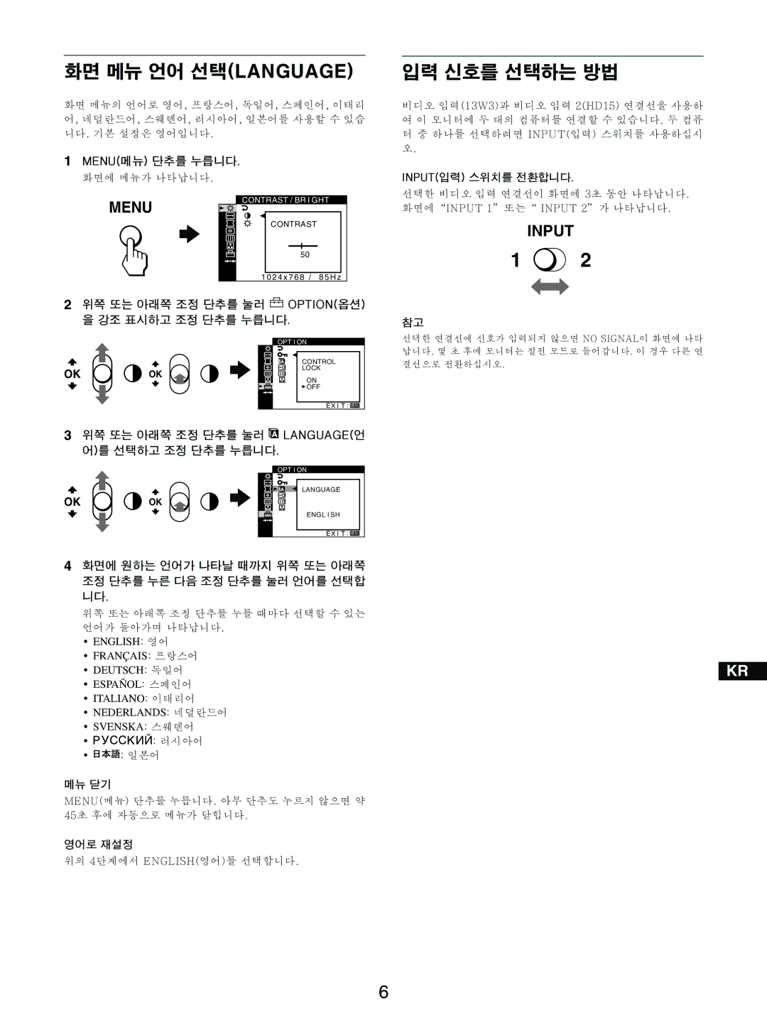 Sony GDM-5510 operating instructions JbkrEF=, =lmqflkEF, == =ikdrdbE 