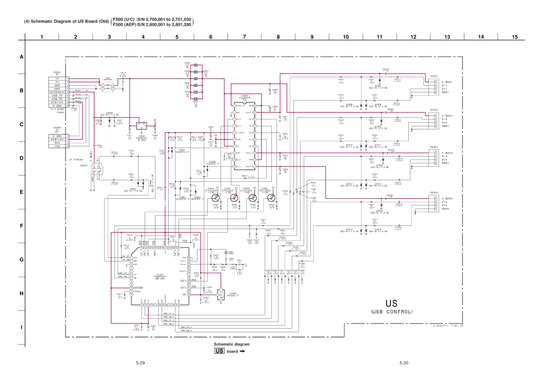 Sony GDM-F500T9 service manual Schematic diagram Us board l, GND3 