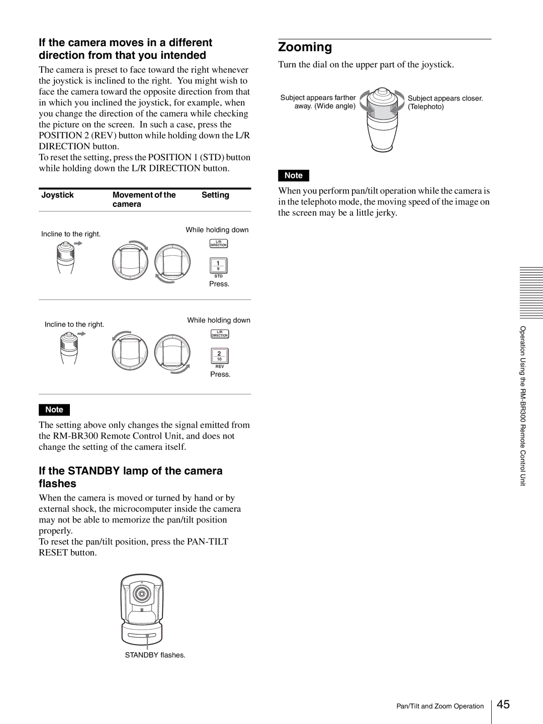 Sony HD 3CCD operating instructions Turn the dial on the upper part of the joystick 