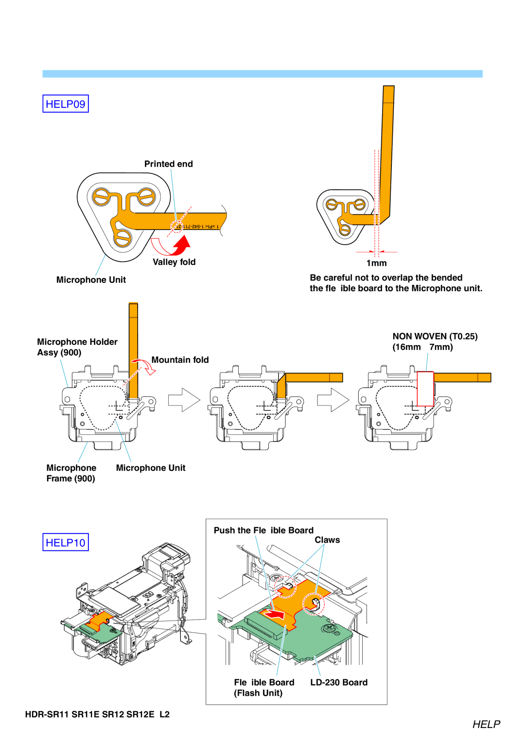 Sony HDR-SR11E, HDR-SR12E service manual HELP10 