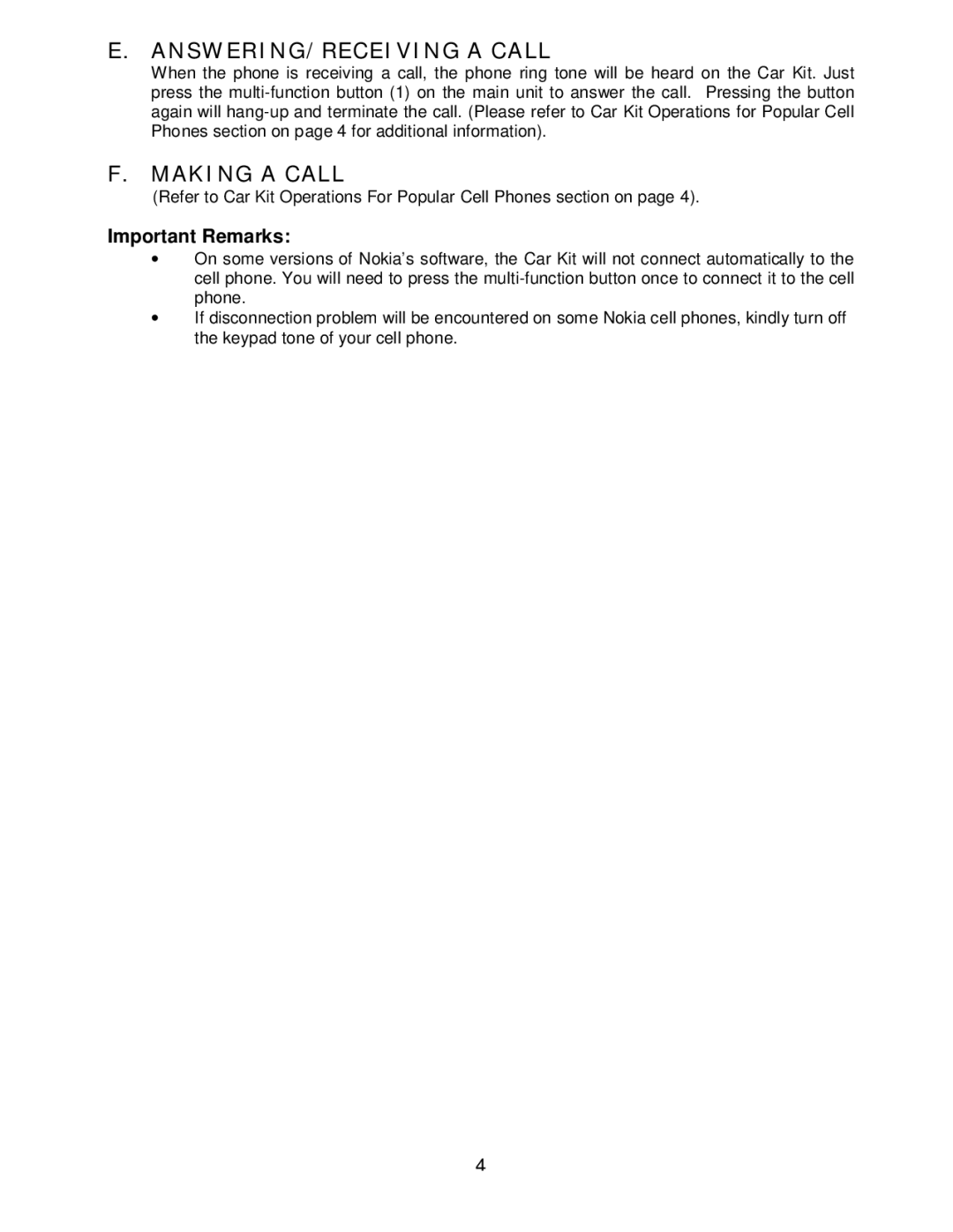 Sony headphone manual ANSWERING/RECEIVING a Call 