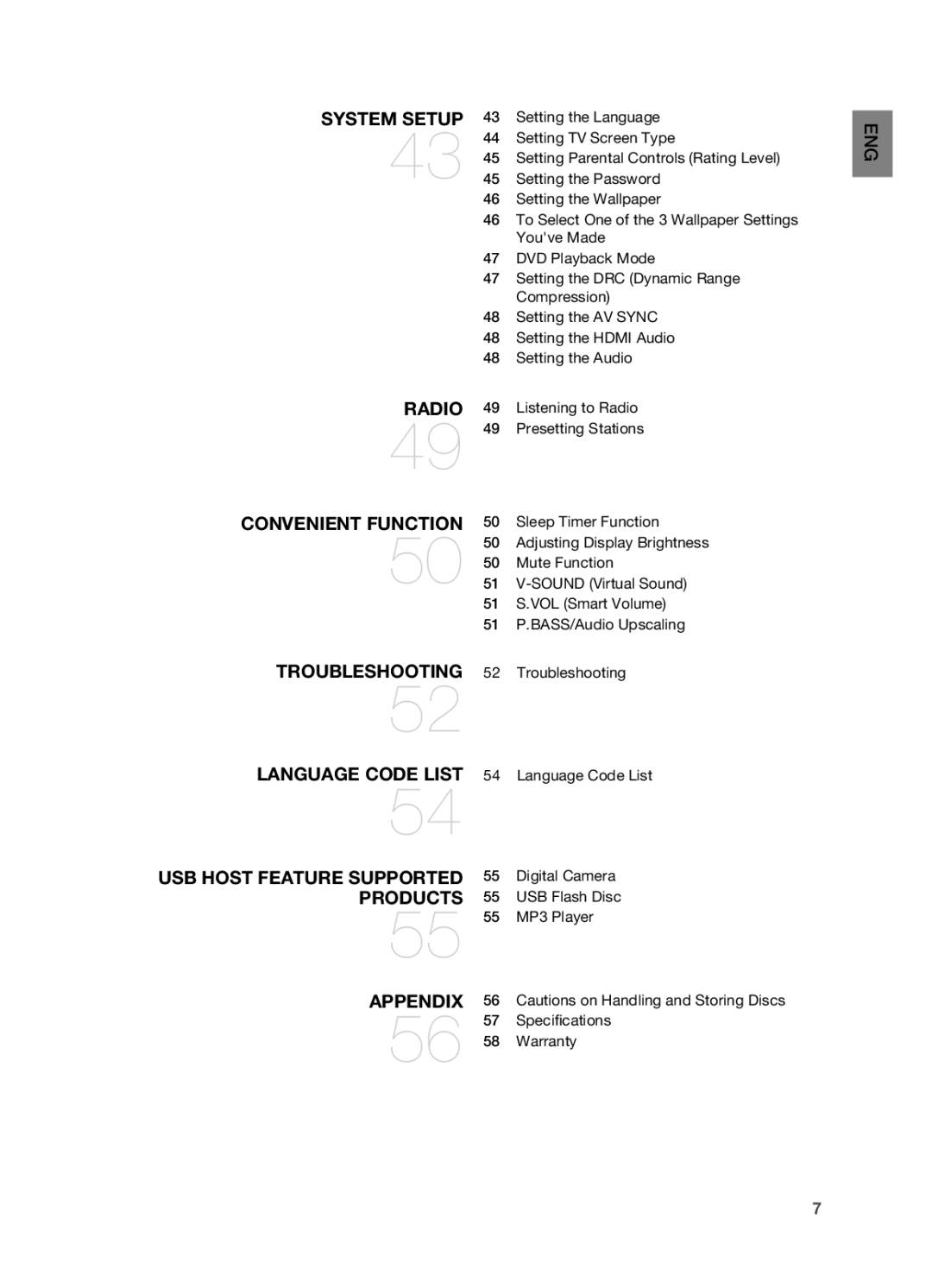 Sony HT-X810 Setting the Language, Setting TV Screen Type, Setting Parental Controls Rating Level, Setting the Password 