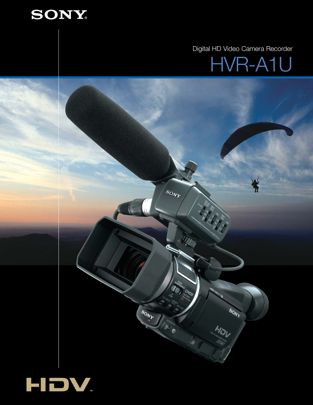 Sony HVR-A1U manual 