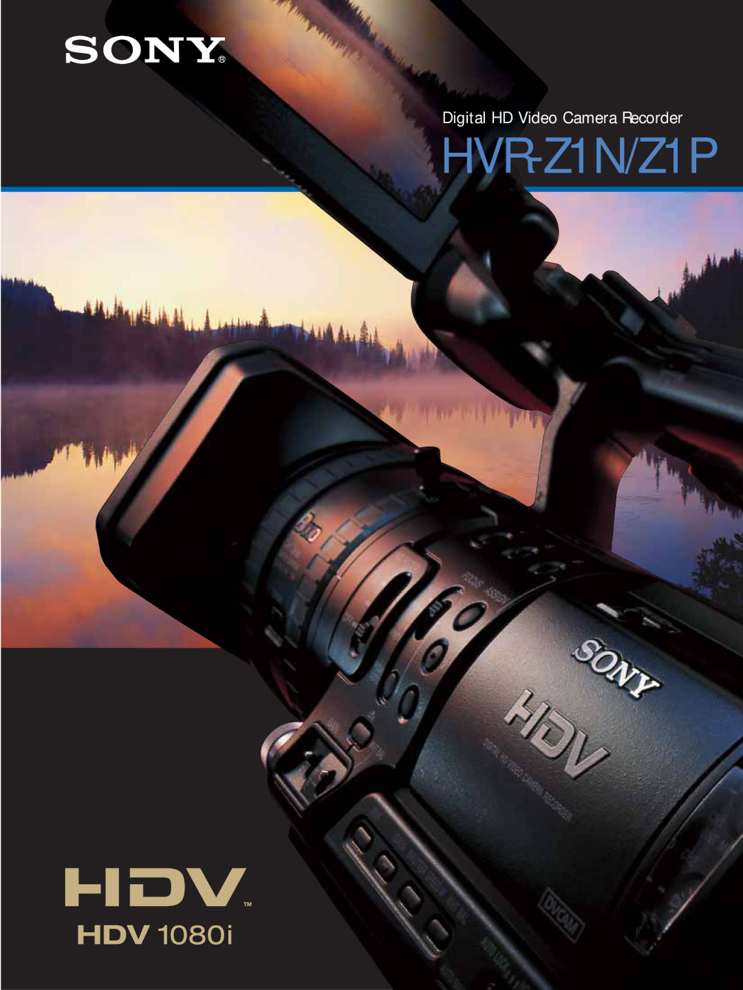 Sony HVR-Z1P manual HVR-Z1N/Z1P 