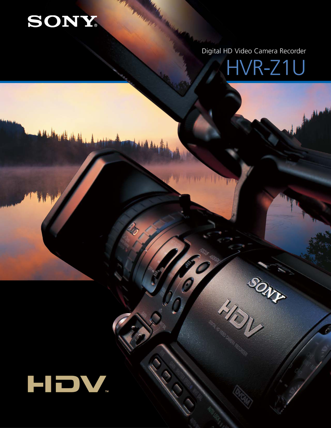 Sony HVR-Z1U manual 