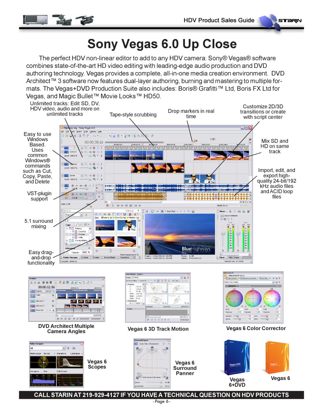 Sony HVRM10U manual Sony Vegas 6.0 Up Close 