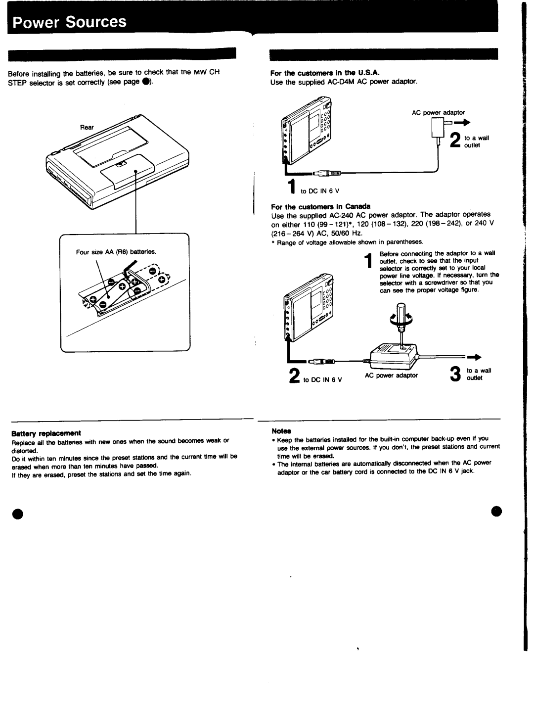 Sony ICF-SW7600 manual 