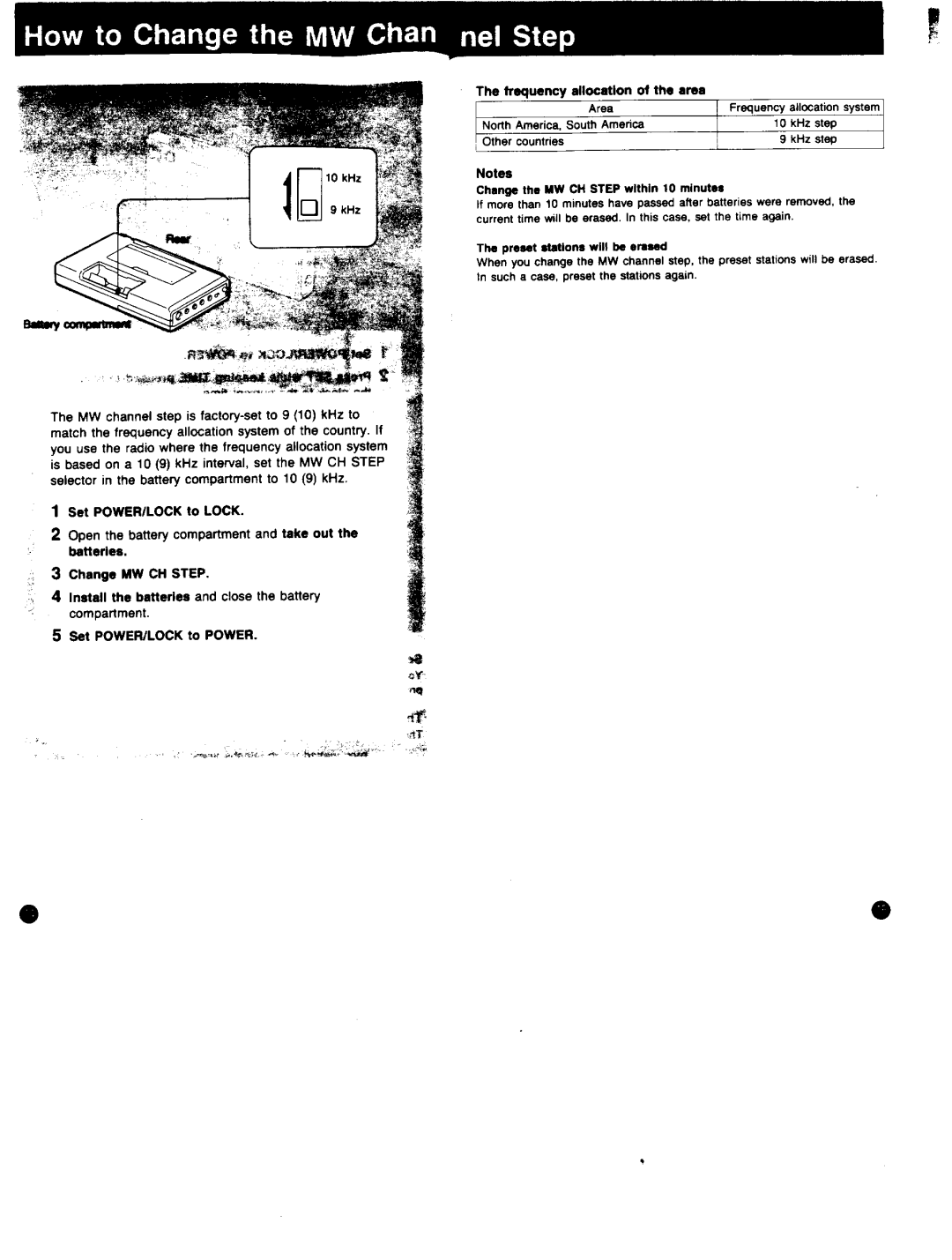 Sony ICF-SW7600 manual 
