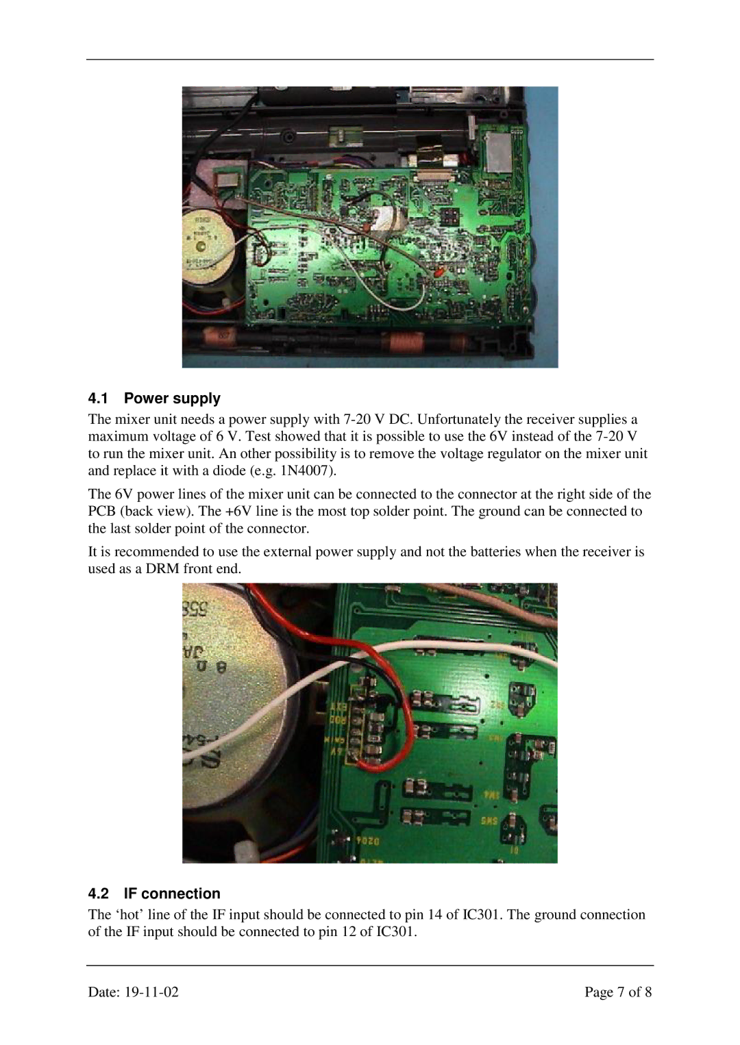 Sony ICF-SW77 manual Power supply, If connection 