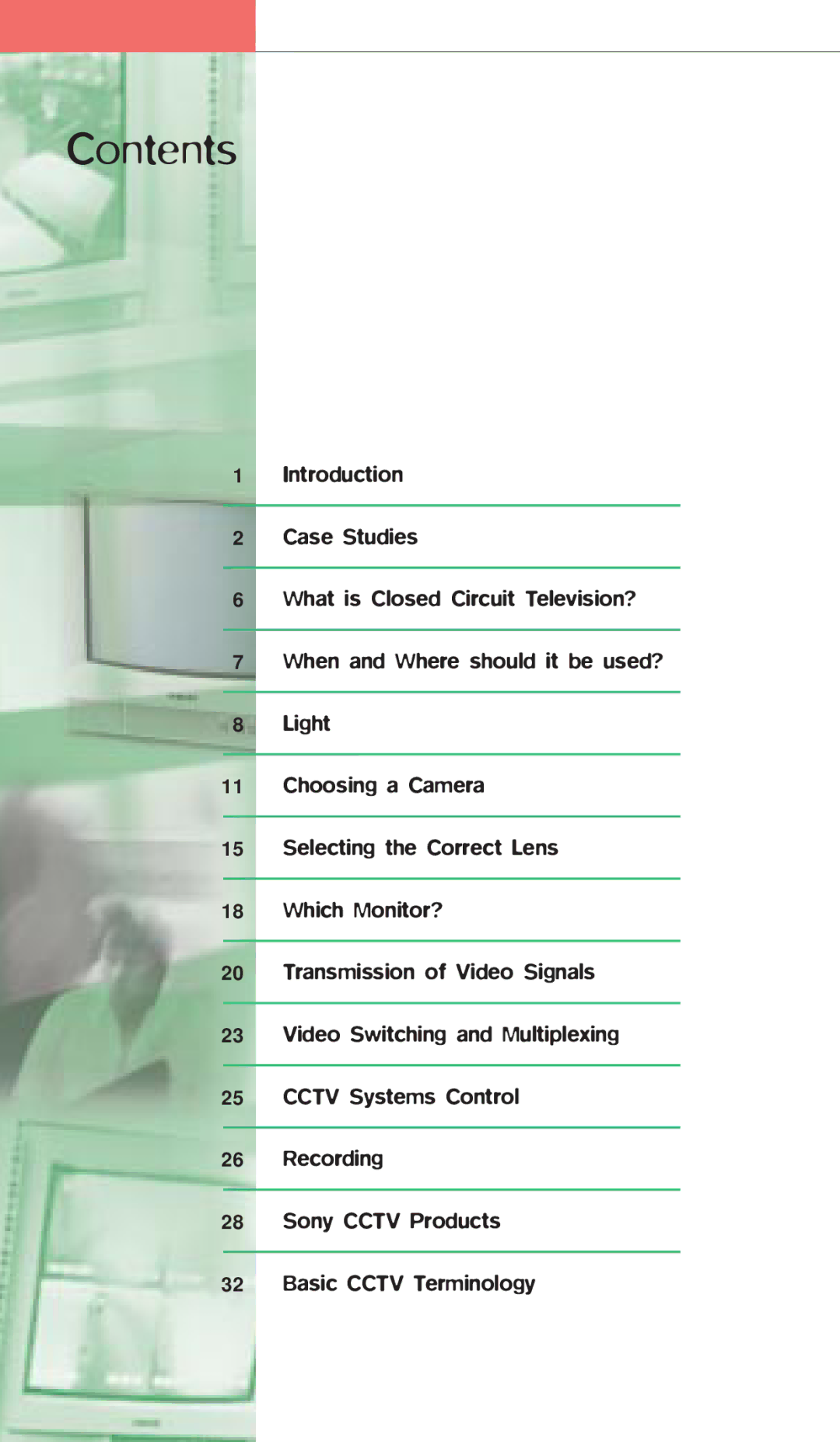 Sony ISSUE 3 manual Contents 