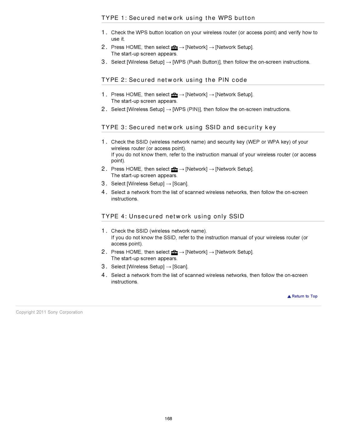 Sony KDL-46HX729, KDL-55HX729 manual 168 