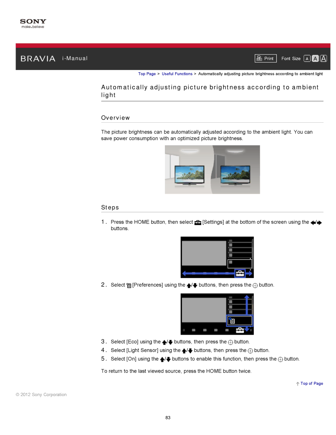 Sony KDL-55HX751/46HX751/40HX751/32HX751, KDL-55HX750 manual Overview 