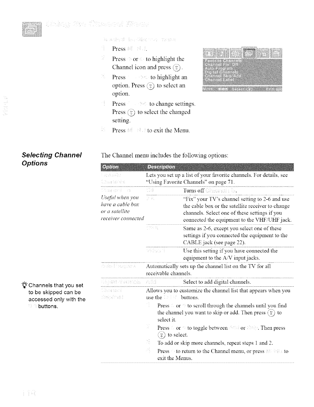 Sony KDL42XBR950, KDL32XBR950 operating instructions Selecting Channel Options, Receiver Connected 