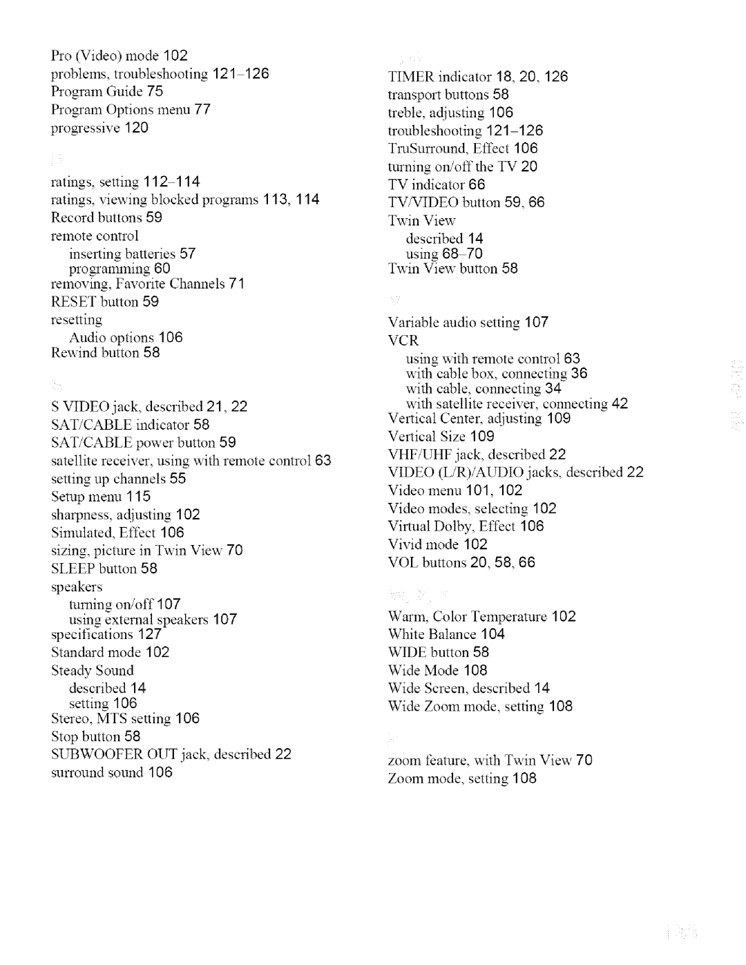 Sony KDL32XBR950, KDL42XBR950 operating instructions Vcr 