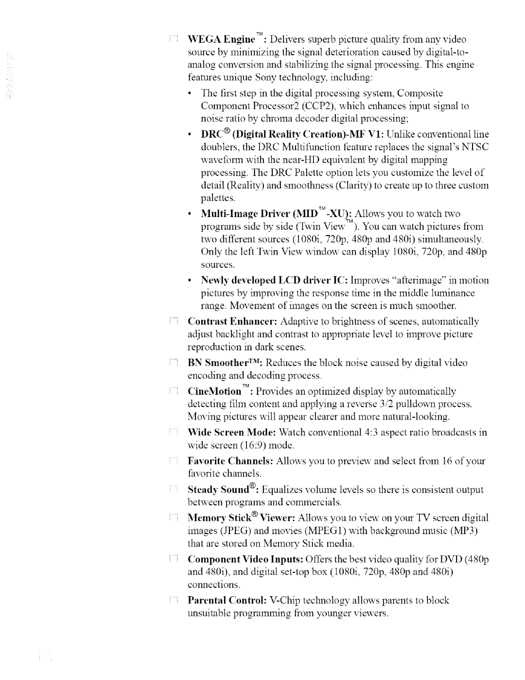 Sony KDL42XBR950, KDL32XBR950 operating instructions 