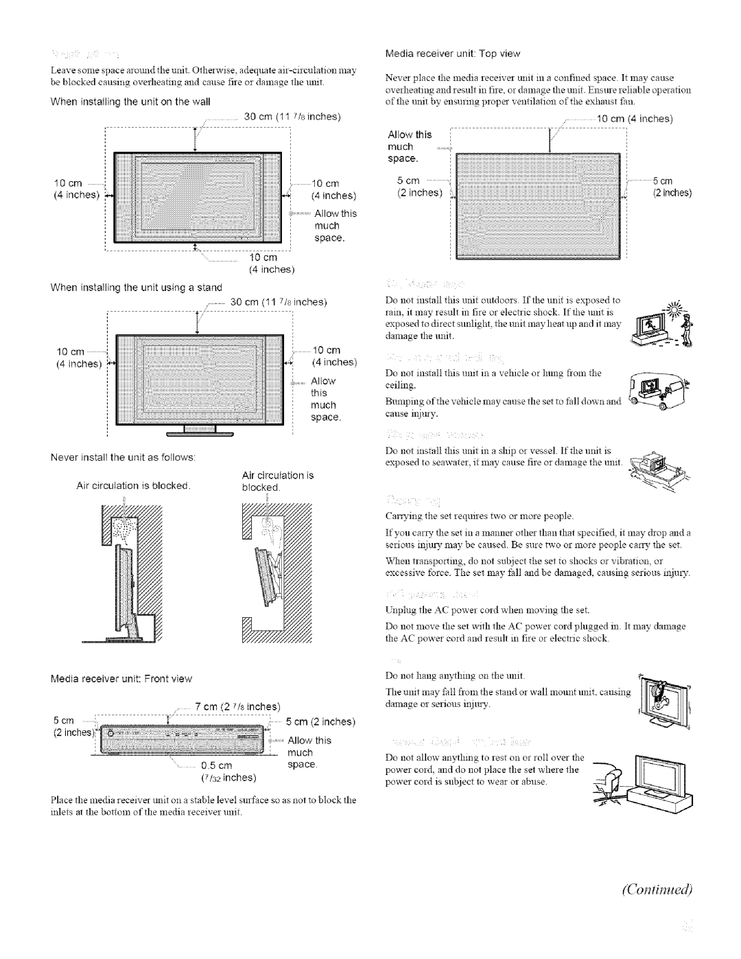 Sony KDL32XBR950, KDL42XBR950 operating instructions Contimwd 