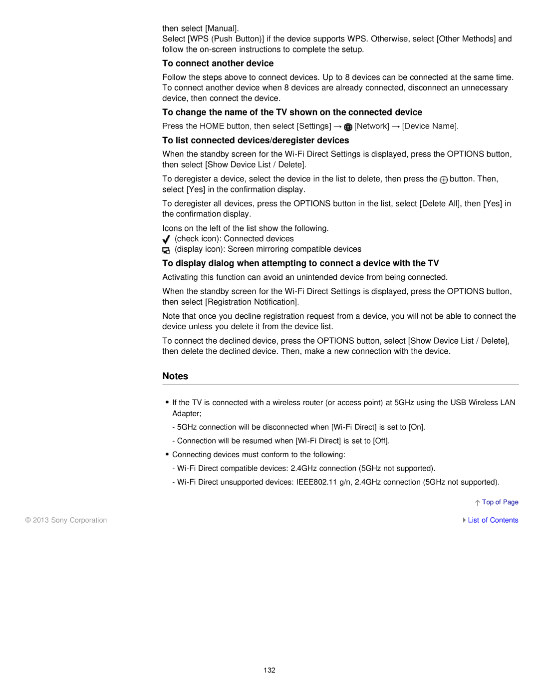 Sony KDL55W900A, KDL-55W900A manual To connect another device, To change the name of the TV shown on the connected device 