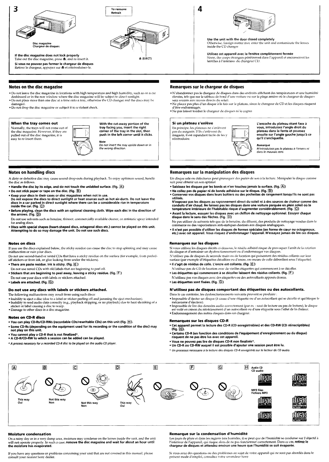 Sony KDX-565MXRF, RM-X83RF operating instructions Ensuite SW I’angle gauche jusqul ce 