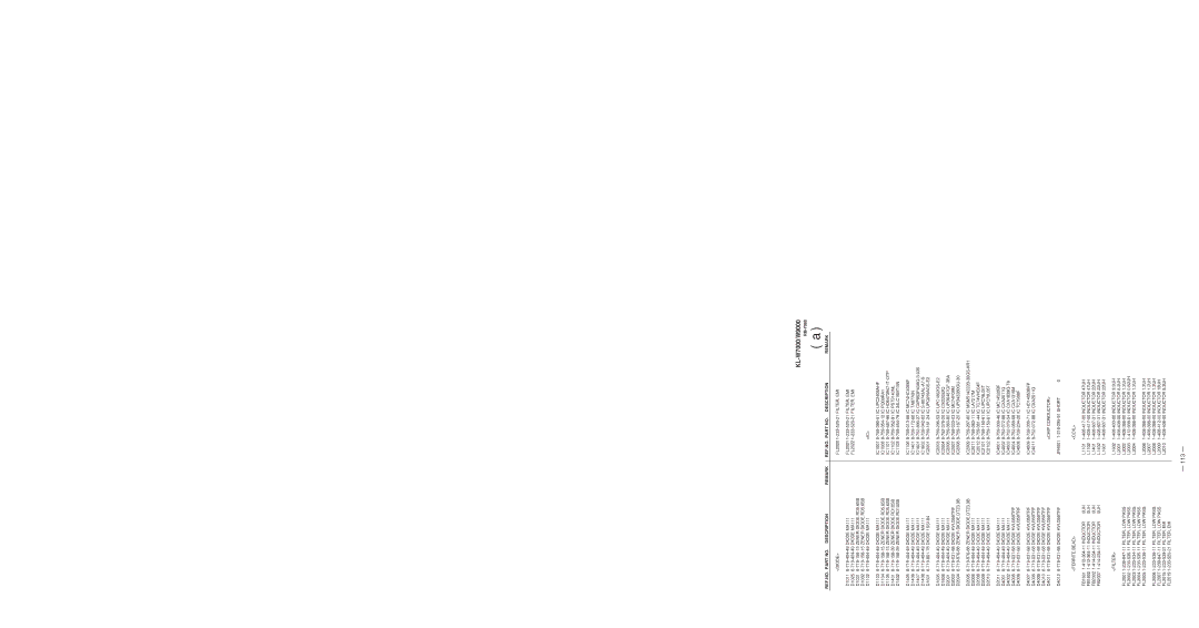 Sony KL-W9000 service manual Diode, Chip Conductor, Ferrite Bead Coil, 0UH 