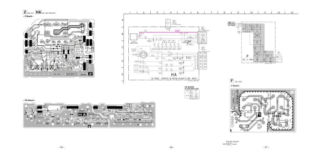 Sony KP-41T65C service manual Board HA Board, STBY5V 