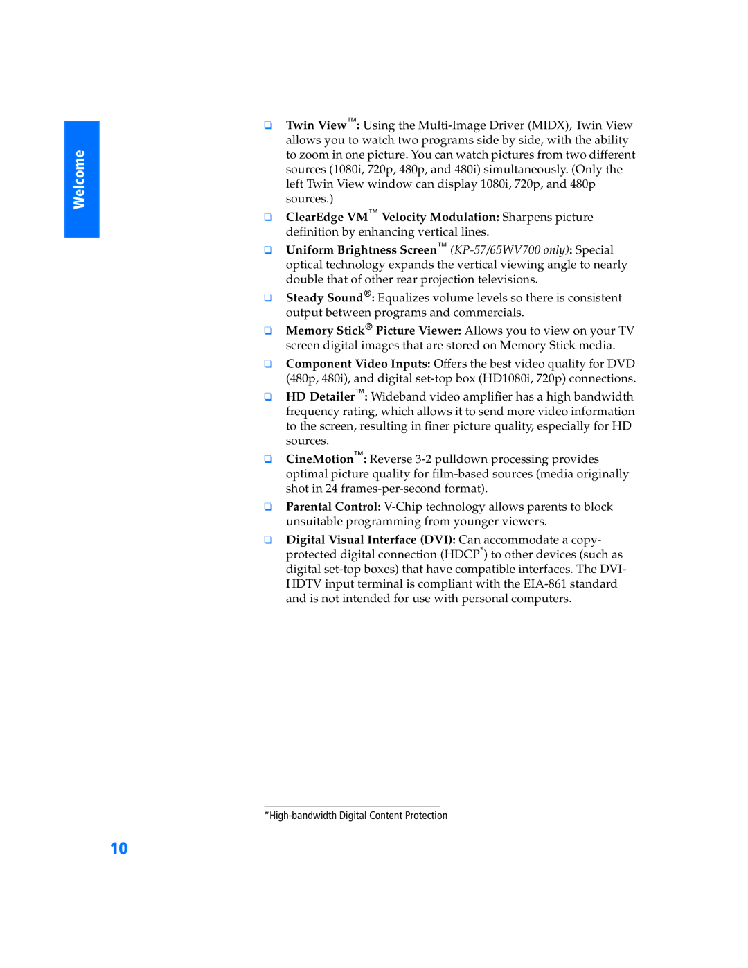 Sony KP-57WV600 operating instructions Setup 