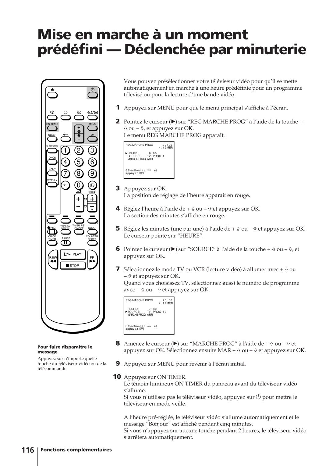 Sony KV-14V4D operating instructions 116 