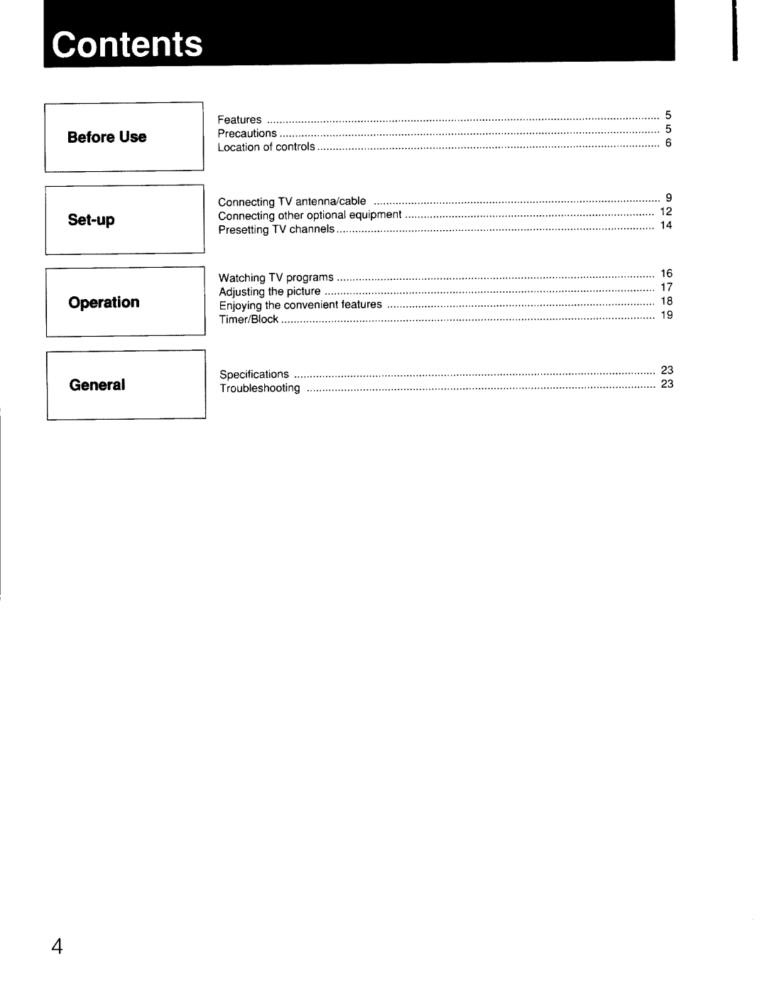 Sony KV-19TS20, KV-19TS10, KV-2027R, KV-19TR10, KV-19TR20, KV-2037RS manual 