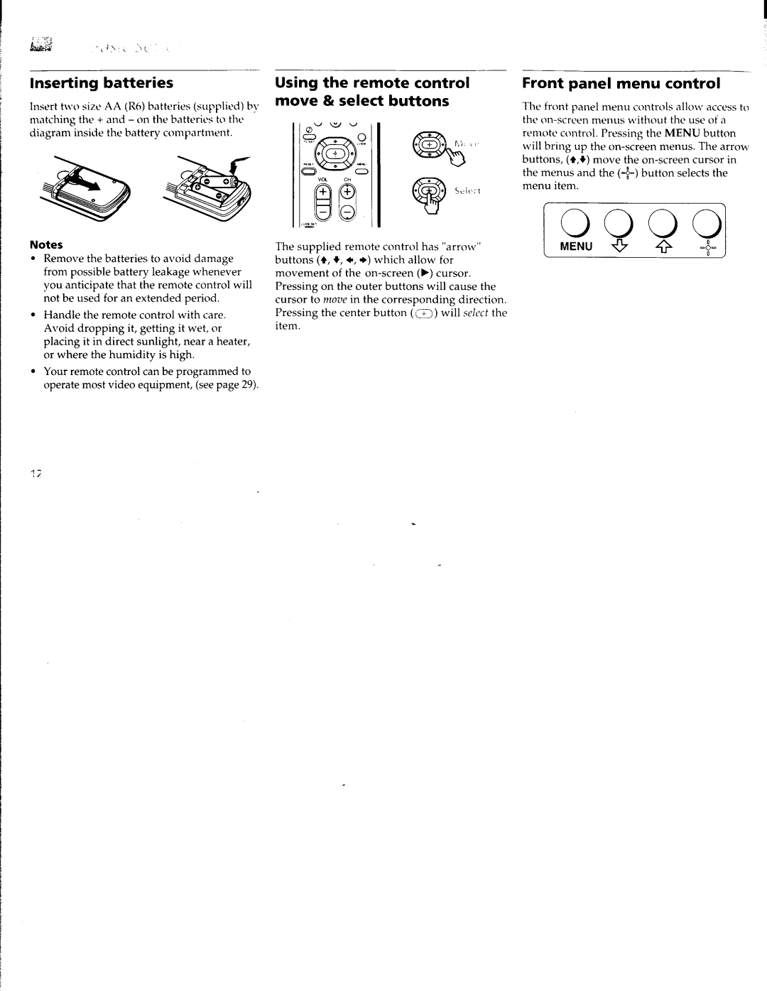 Sony KV-36FS10, KV-27FV15, KV-32FS10, KV-32FV15, KV-36FV15 manual 