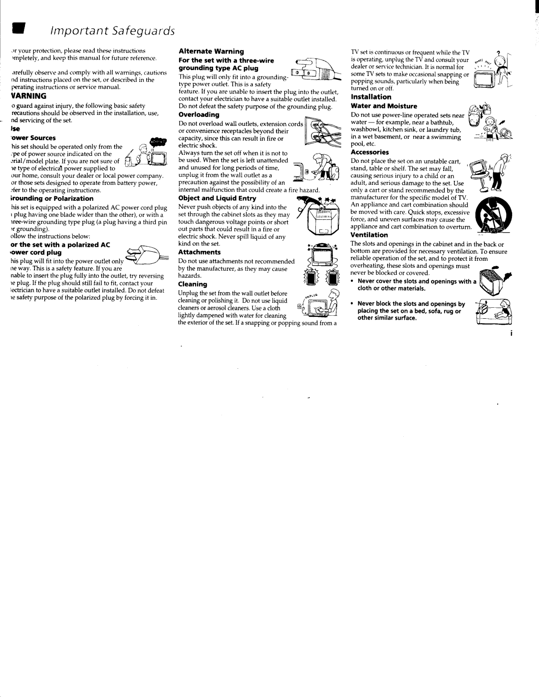 Sony KV-27FV15, KV-32FS10, KV-32FV15, KV-36FS10, KV-36FV15 manual 