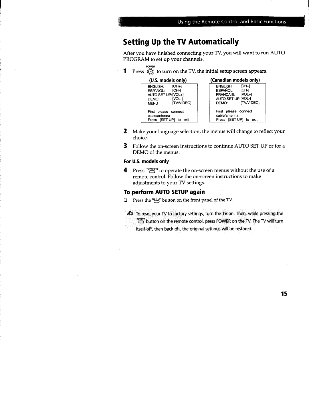 Sony KV-27S66, KV-27V42, KV-27S42, KV-27V66, KV-27S46 manual 