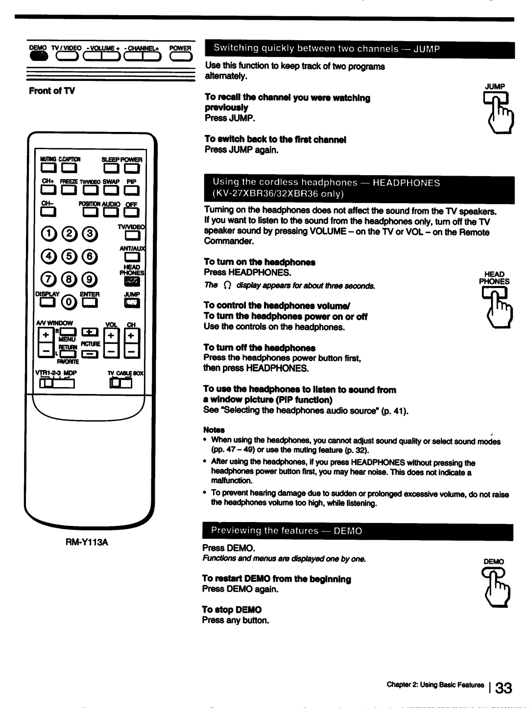 Sony KV-32XBR36, KV-27XBR36, KV-27XBR26, KV-32XBR26, KV-32XBR76 manual 