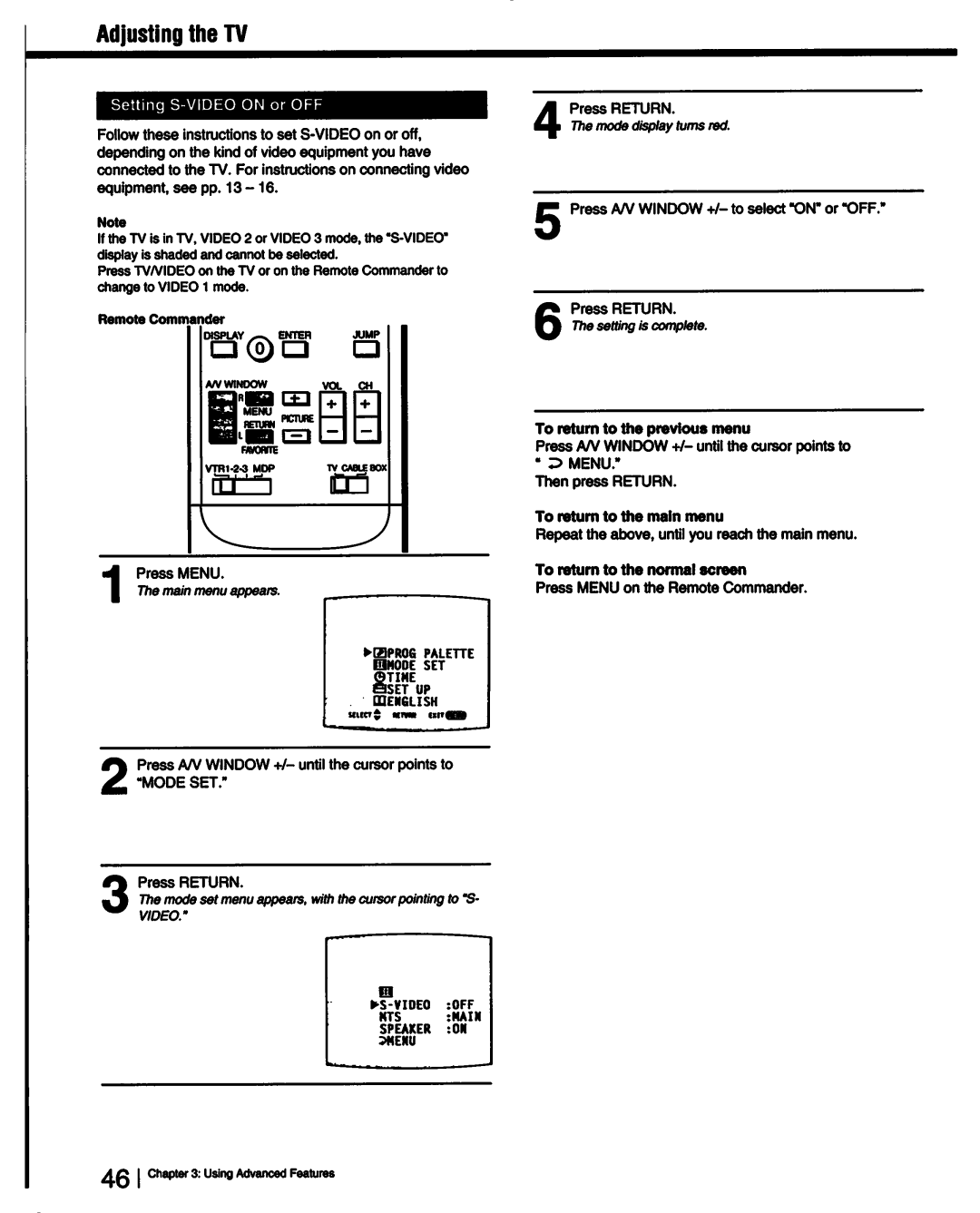 Sony KV-27XBR26, KV-27XBR36, KV-32XBR26, KV-32XBR36, KV-32XBR76 manual 