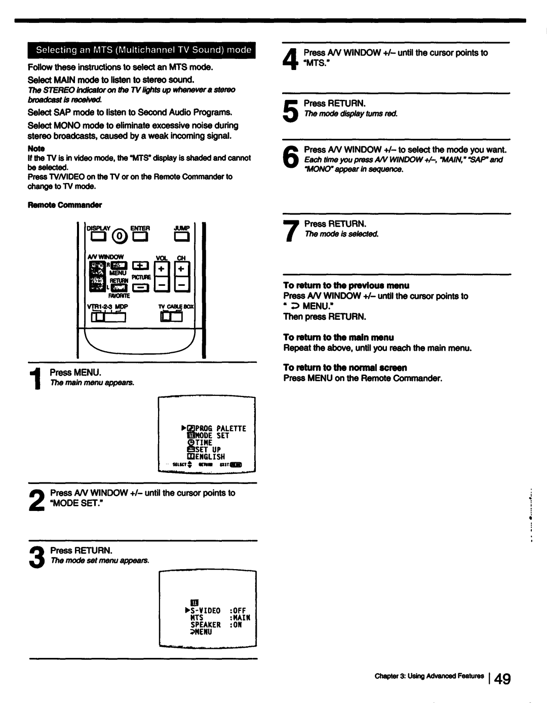 Sony KV-32XBR76, KV-27XBR36, KV-27XBR26, KV-32XBR26, KV-32XBR36 manual 