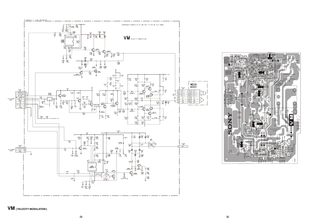 Sony KV-29LS30E service manual VM Velocity Modulation 