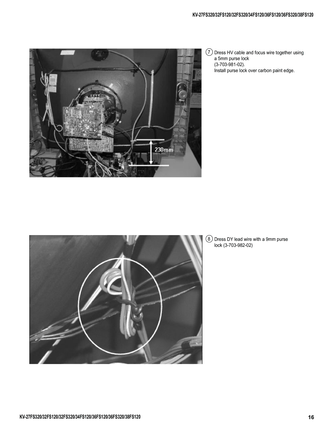 Sony KV-32FS320, KV-36FS320, KV-34FS120, KV-38FS120 service manual KV-27FS320/32FS120/32FS320/34FS120/36FS120/36FS320/38FS120 