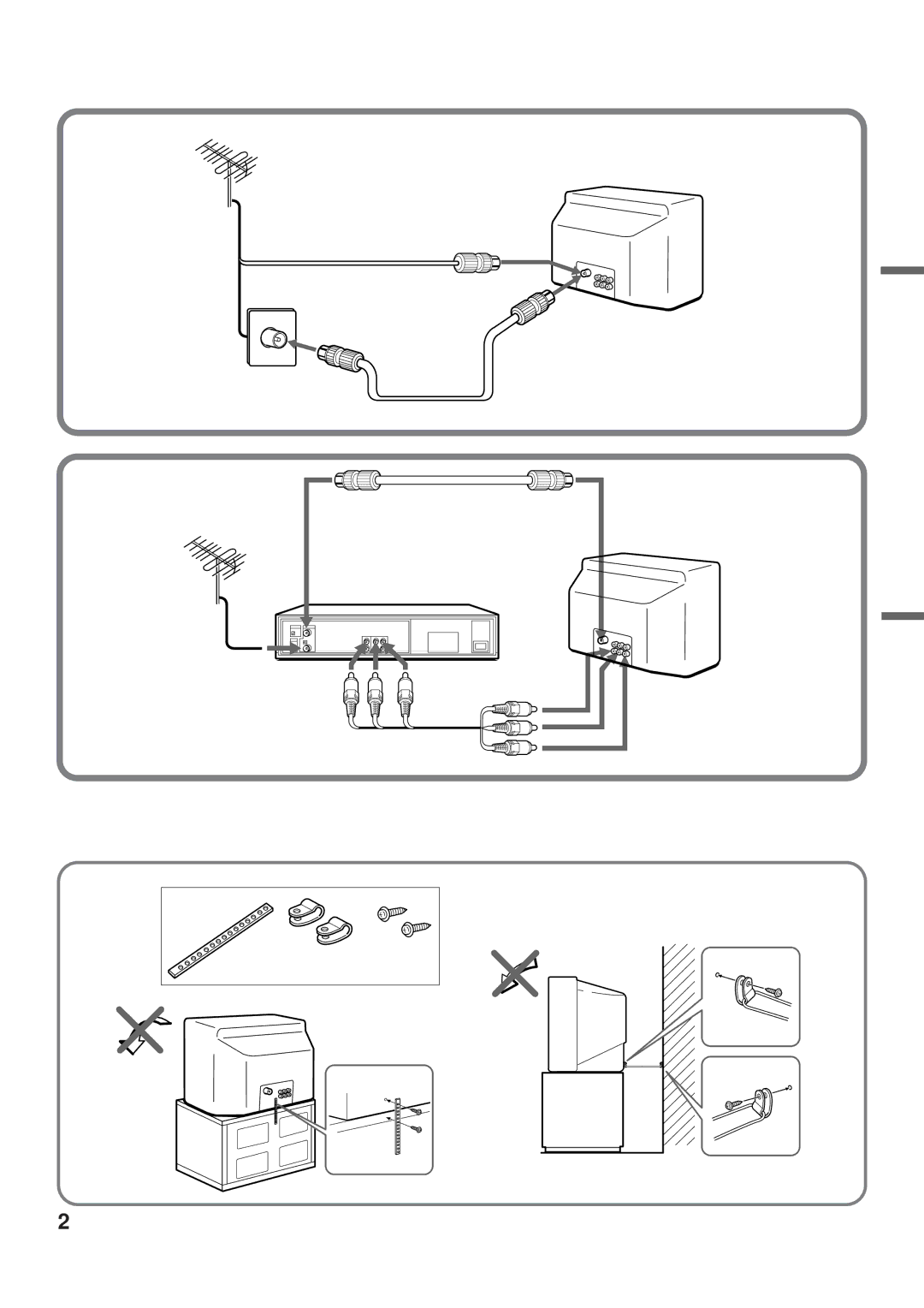 Sony KV-T21, KV-T25, KV-2168 manual 