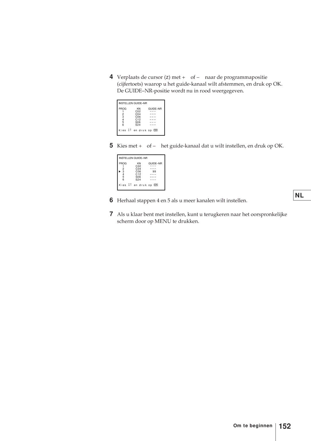 Sony KV-V2110D, KV-21V4D operating instructions 152 