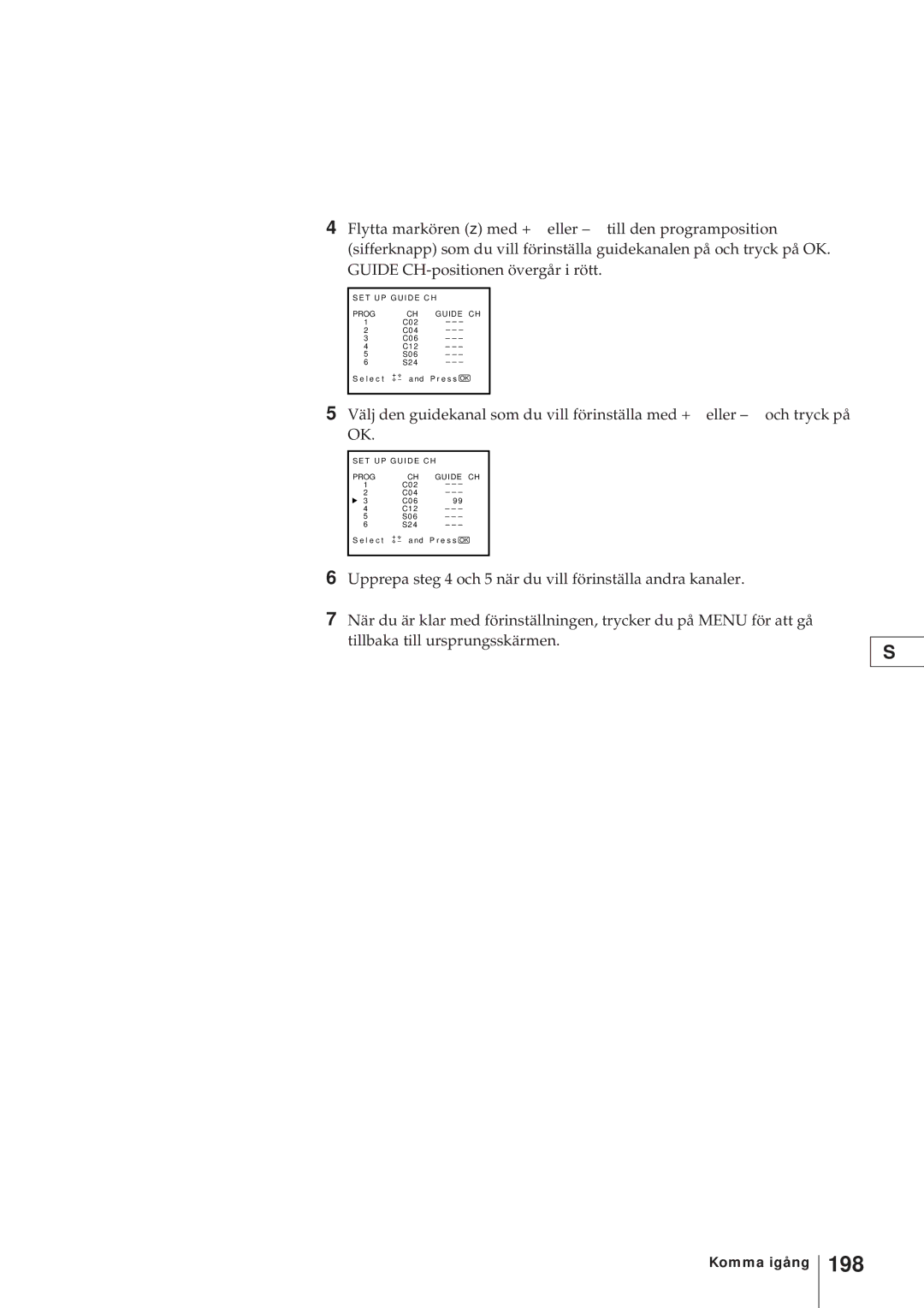 Sony KV-V2110D, KV-21V4D operating instructions 198 