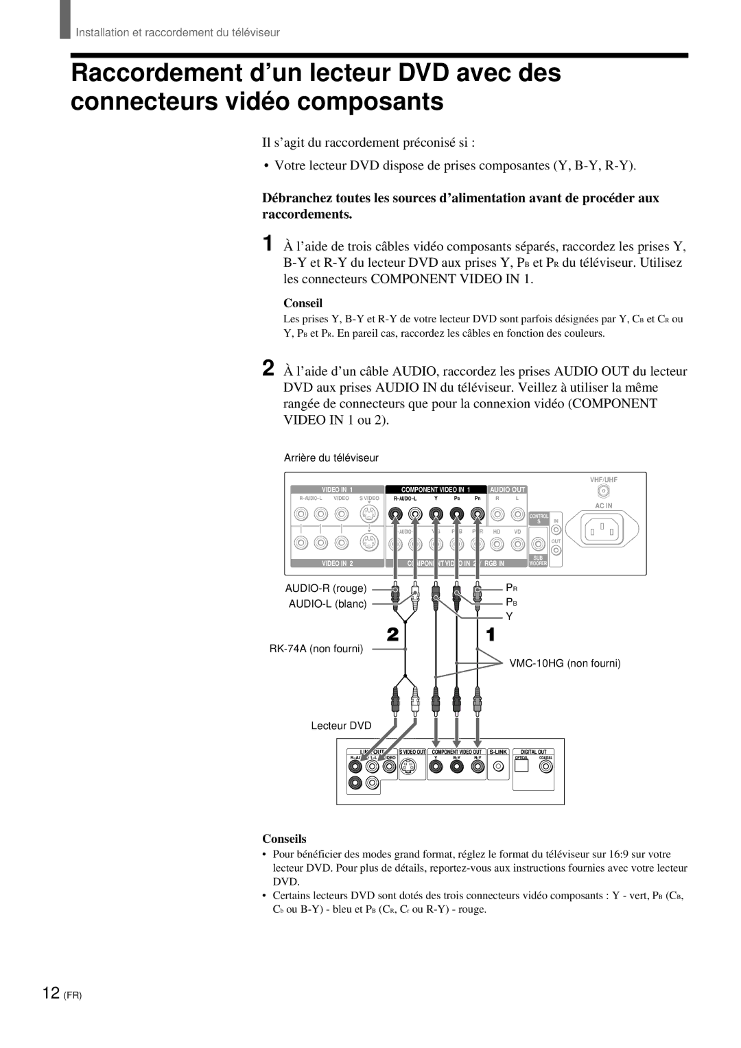 Sony KZ 42TS1, KZ-32TS1 manual 12 FR 