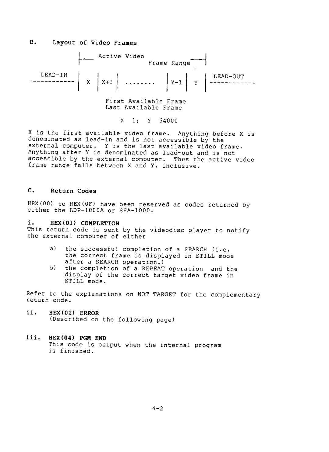 Sony LDP-1000A, SFA-1000 manual 