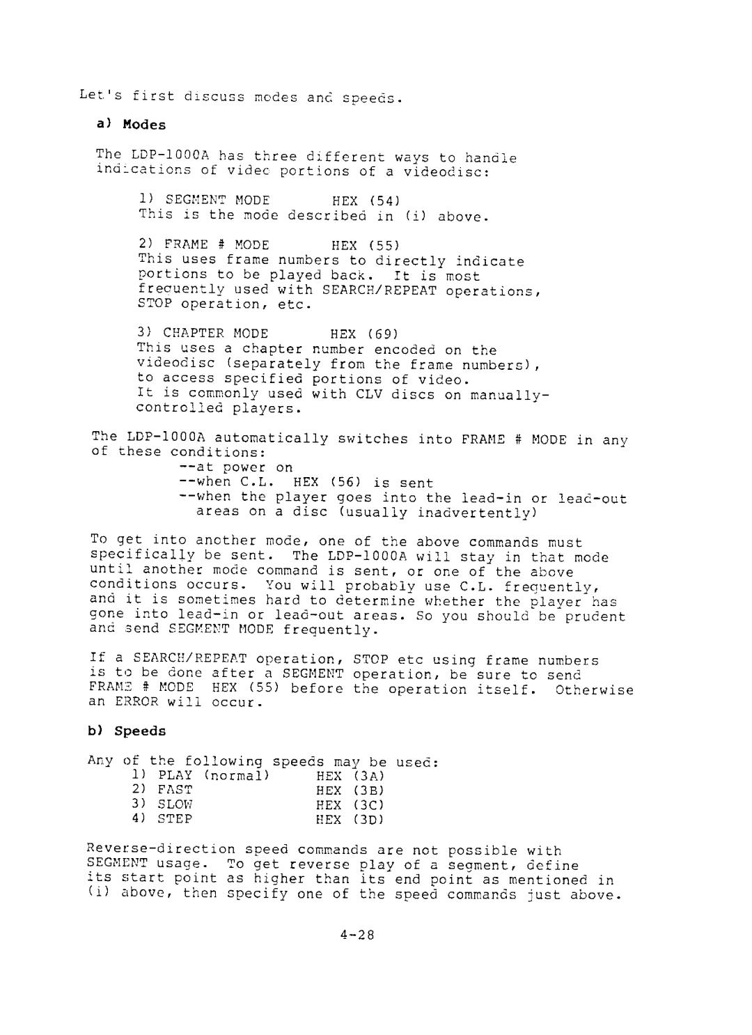 Sony LDP-1000A, SFA-1000 manual 