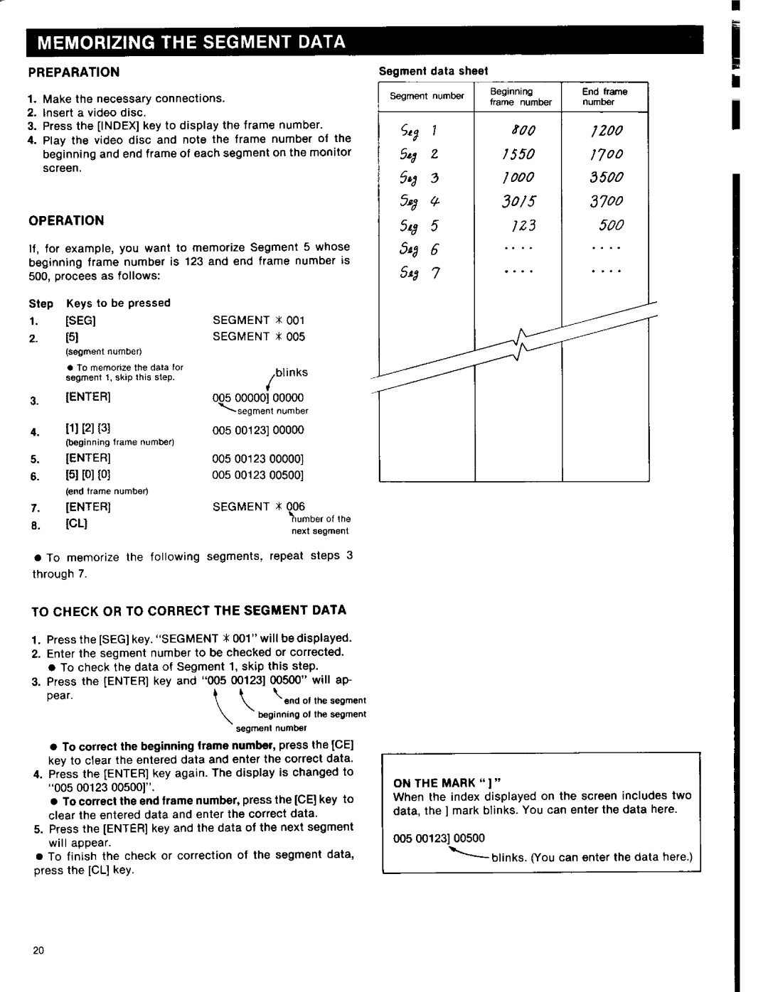 Sony LDP-1000A manual 