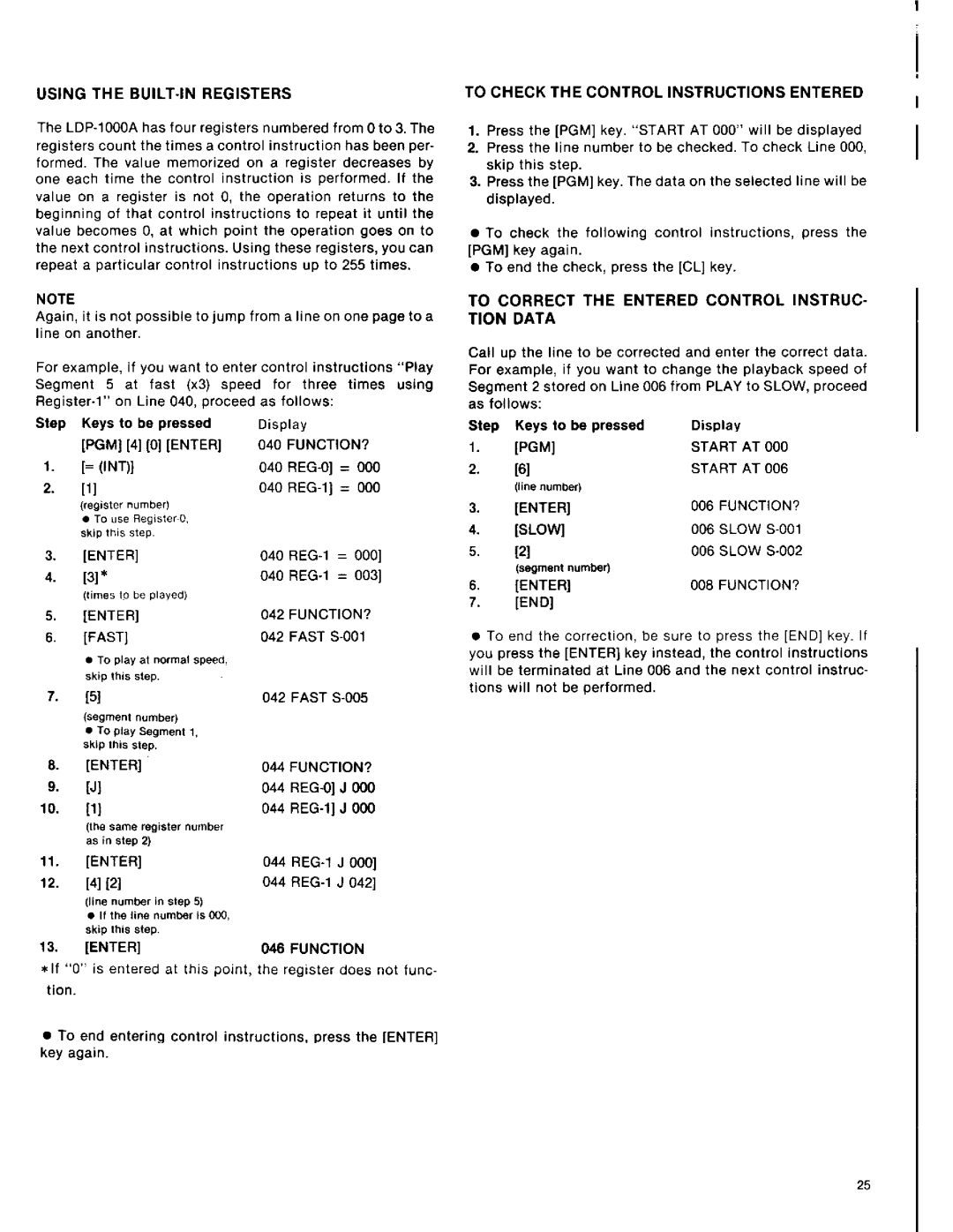 Sony LDP-1000A manual 