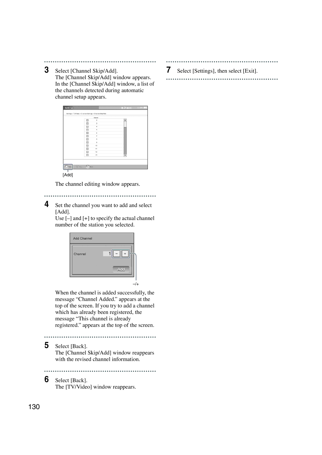 Sony LF-X1, LF-X5 operating instructions 130 