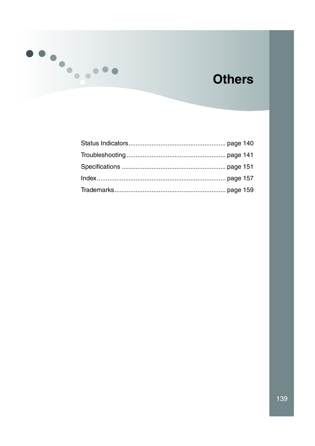 Sony LF-X1, LF-X5 operating instructions Others 