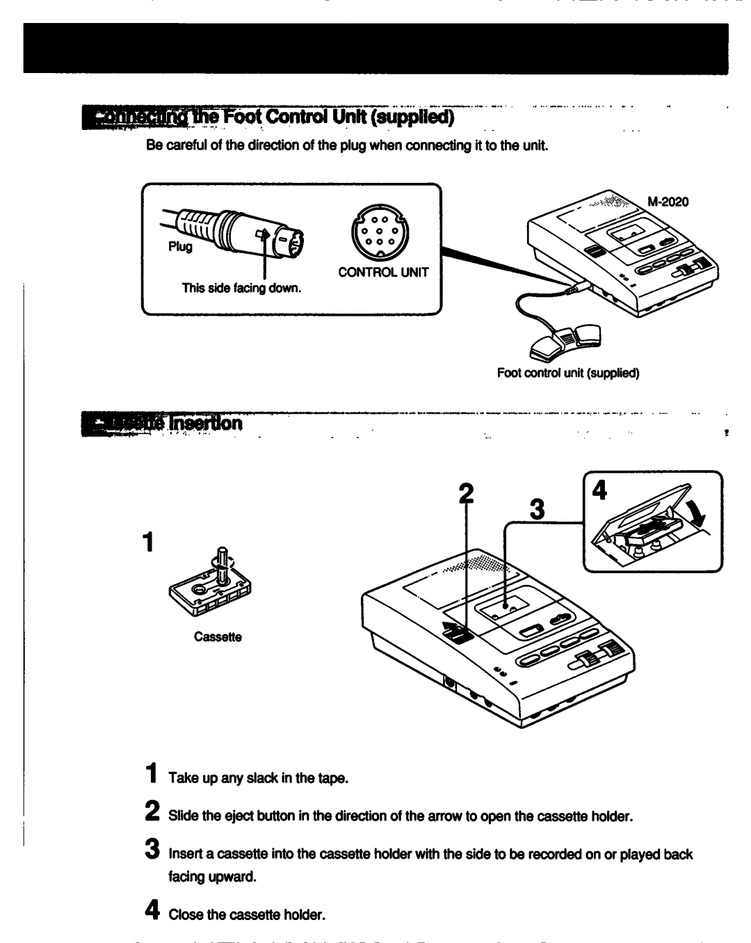 Sony M-2020 manual 