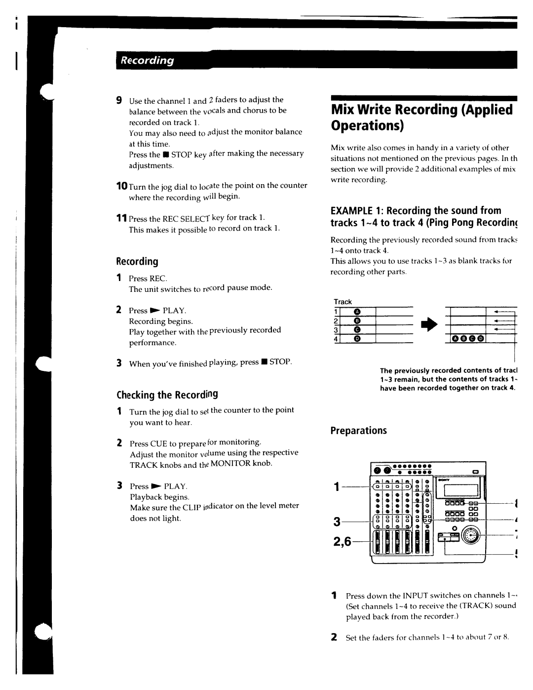 Sony MDM-X4 manual 