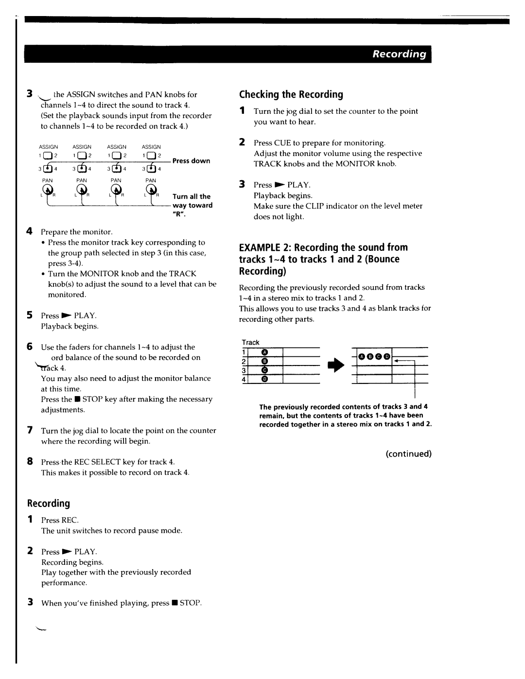 Sony MDM-X4 manual 